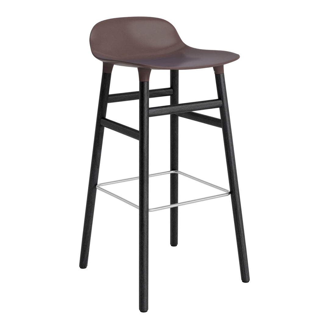 Modern Wooden Bar Stool with Sturdy Wood Legs - Counter Height Kitchen & Pub Stool for Home, Restaurant & Bar Use