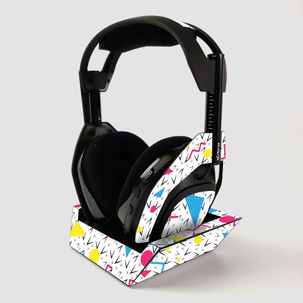 ASTRO Gaming A50 Wireless Headphone Skin & Base Station Cover - 90s Retro Design | Protective Vinyl Decal Wrap | Easy to Apply & Remove | Made in USA | Perfect for Gamers & Streamers