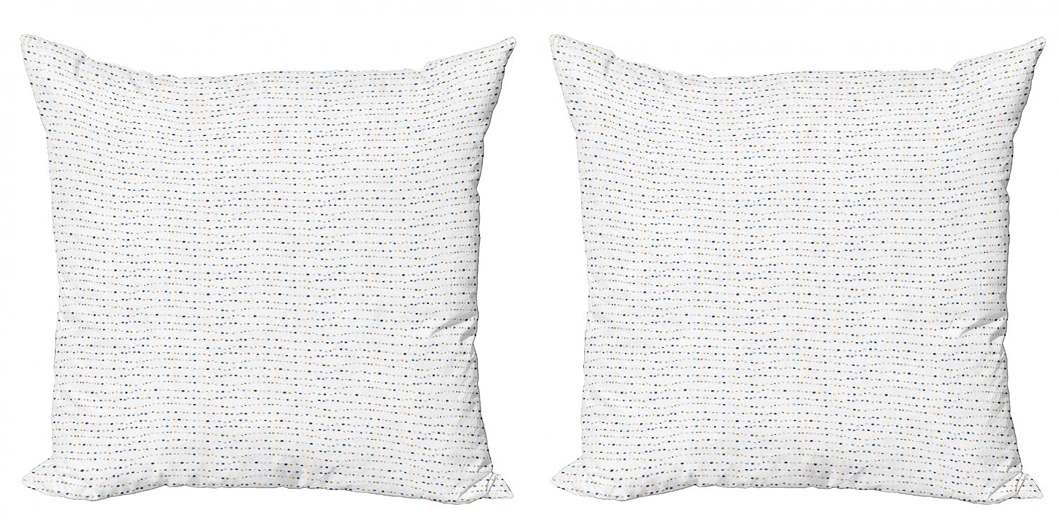 Ambesonne Abstract Geometry Decorative Throw Pillow Covers - Pack of 2, 20