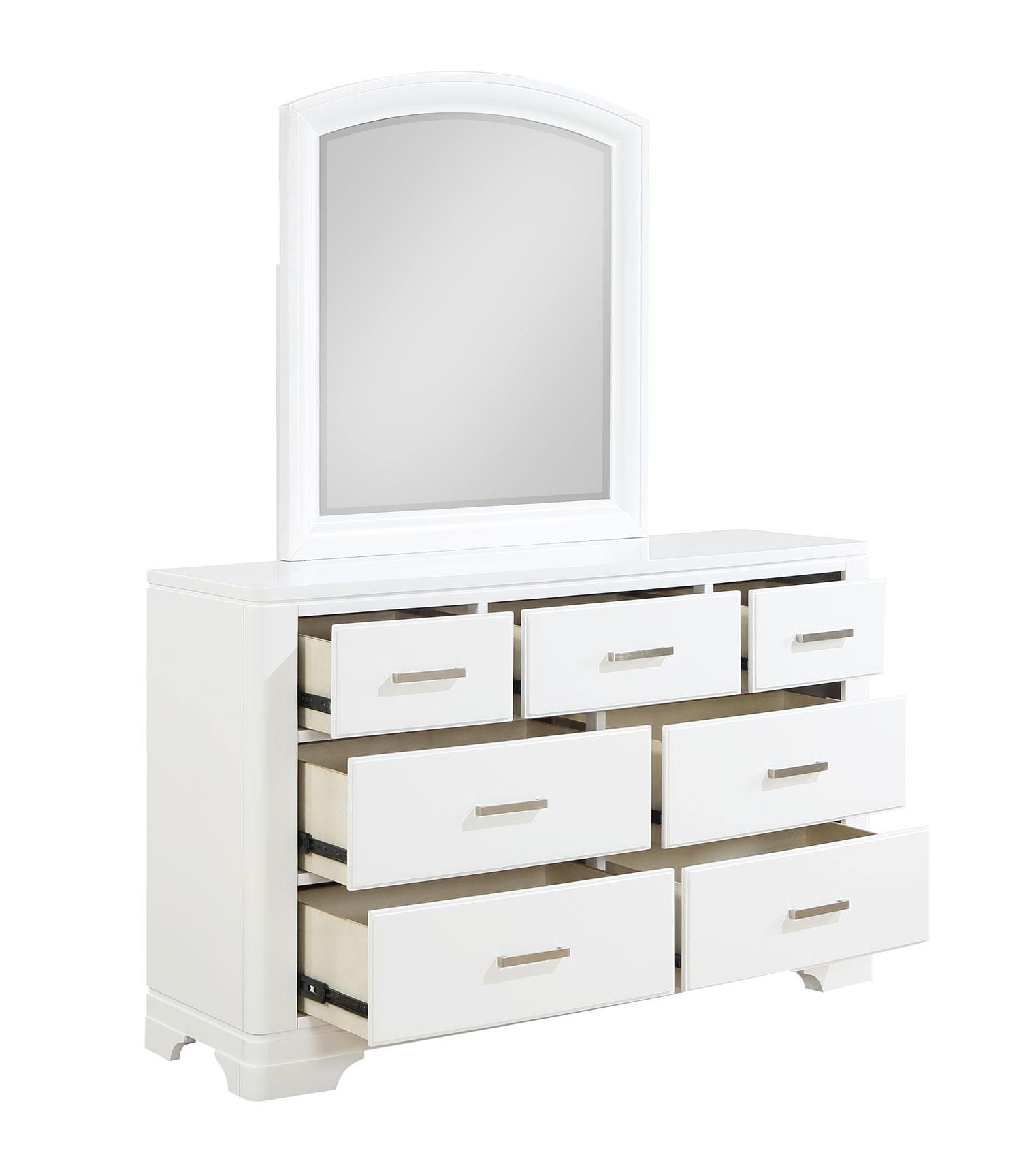 Stylish Arista 6-Piece Twin Storage Bedroom Set in White - Perfect for Small Spaces & Kids' Rooms