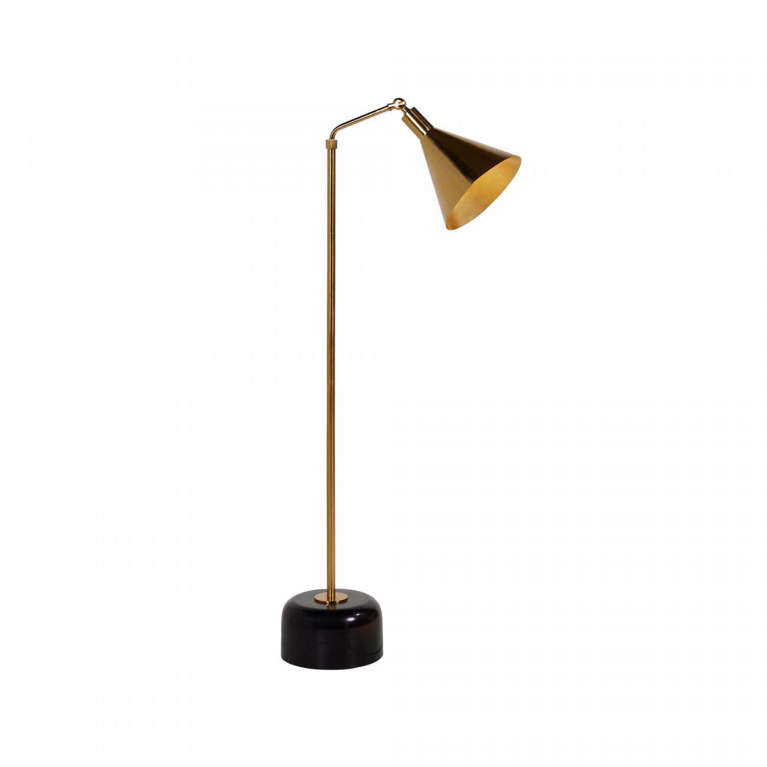Altelune Modern Gold Floor Lamp - Adjustable Standing Light for Living Room, Bedroom, or Office - Elegant Home Decor Lighting Fixture with Warm Ambient Glow