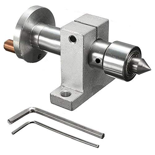 Adjustable Double Bearing Live Revolving Center for Lathe Machine - High Precision Woodworking Tool for DIY Projects - Perfect for Turning, Drilling & Woodcraft Accessories