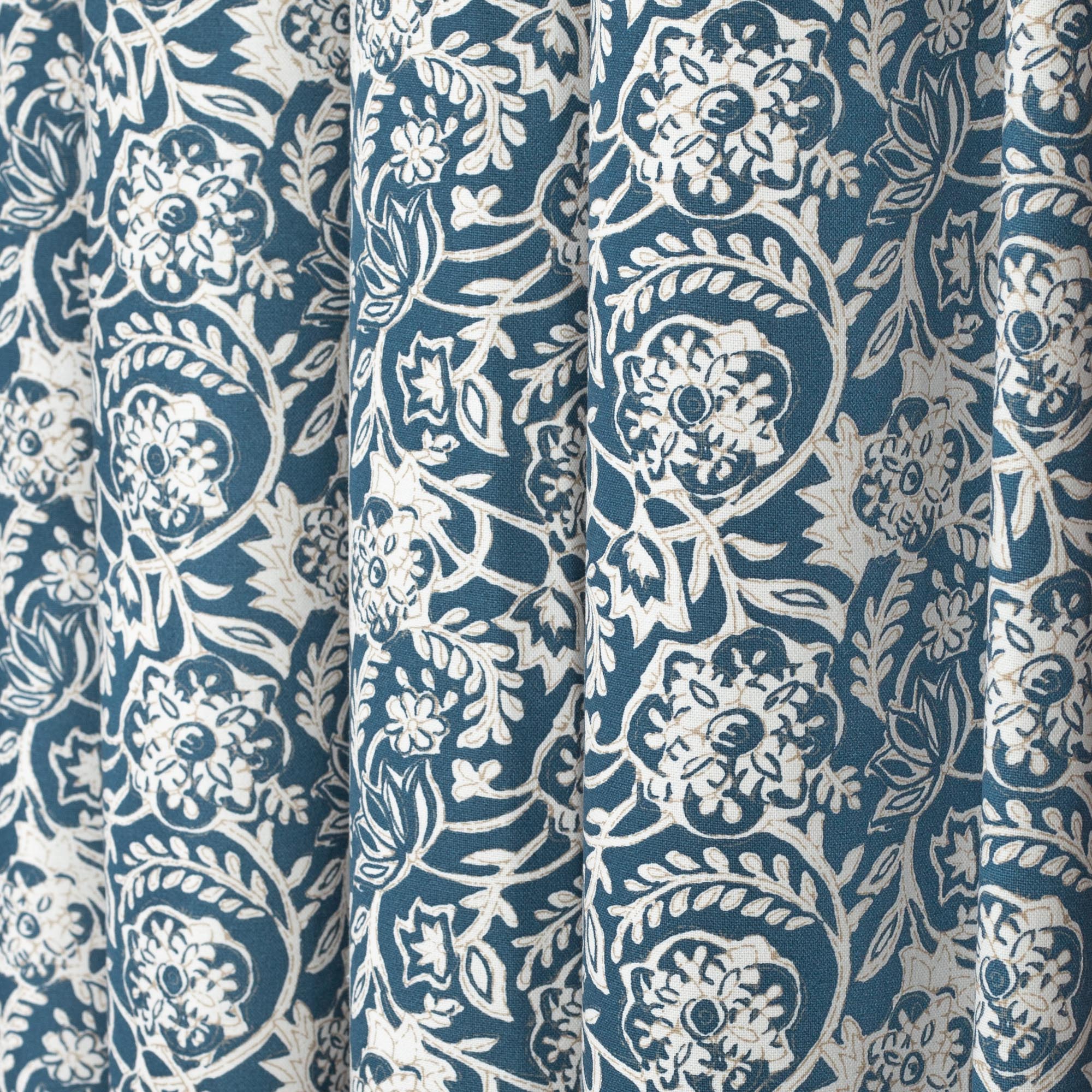 Organic Padma Cotton Indigo Dye Fabric - Premium Handmade Textile for Clothing, Home Decor & DIY Crafts | Perfect for Dresses, Curtains, Quilting & Sustainable Fashion Projects