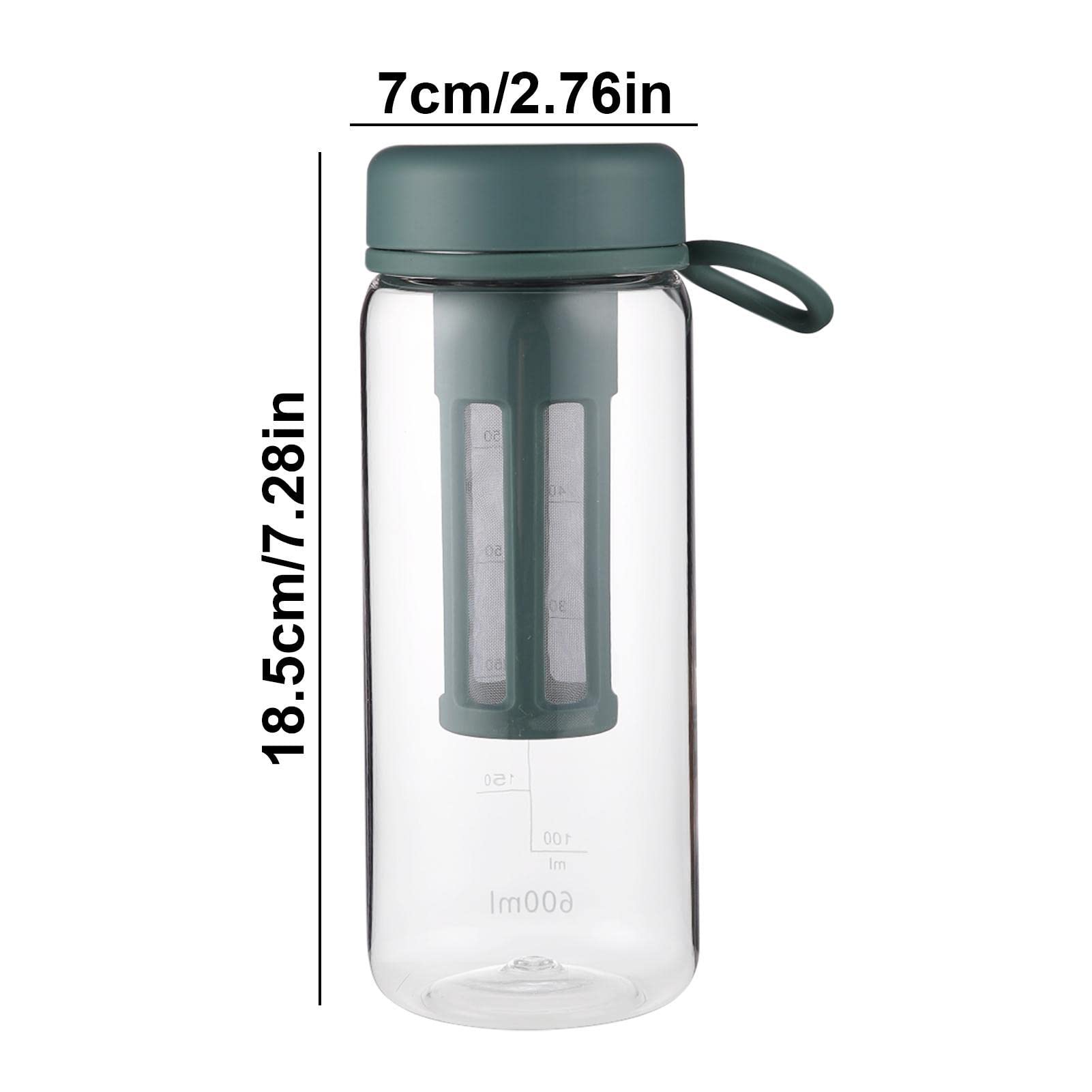 Premium Cold Brew Coffee Maker with Glass Pitcher - 2.76 x 7.28 Inch Iced Coffee & Tea Brewer - Heavy Duty Primula Burke Deluxe for Home, Office & Outdoor Use