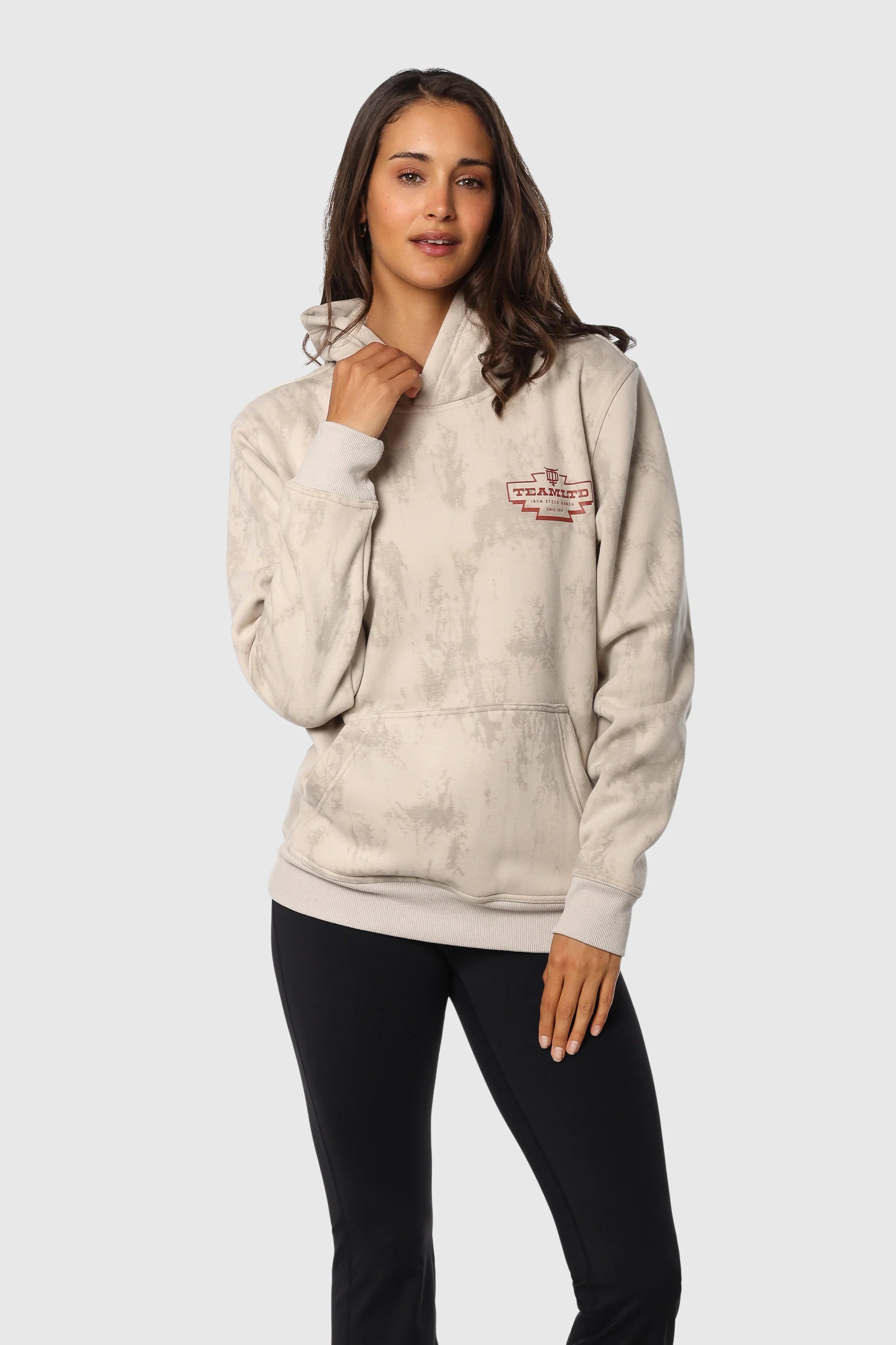 Ranch Hoodie Tan - Comfortable & Stylish Cowboy Hooded Sweatshirt for Men & Women - Perfect for Outdoor Adventures, Rodeos & Casual Wear