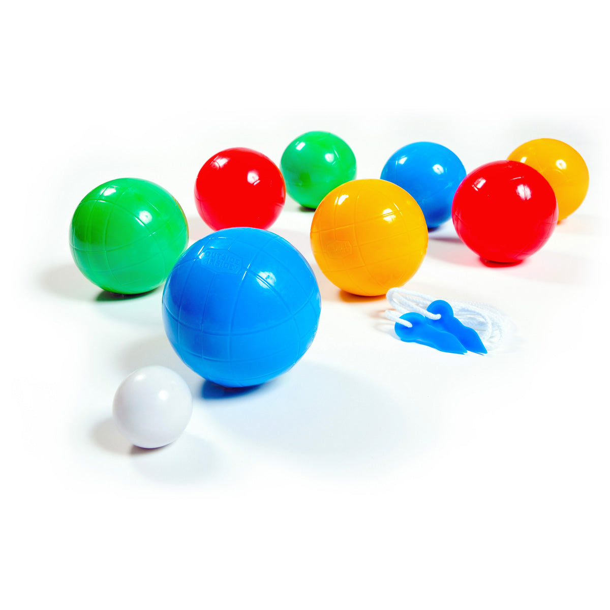 Premium Basecamp All-Terrain Bocce Ball Set - Outdoor Lawn Game for Backyard, Beach & Park - Complete 8 Player Bocce Set with Carrying Case