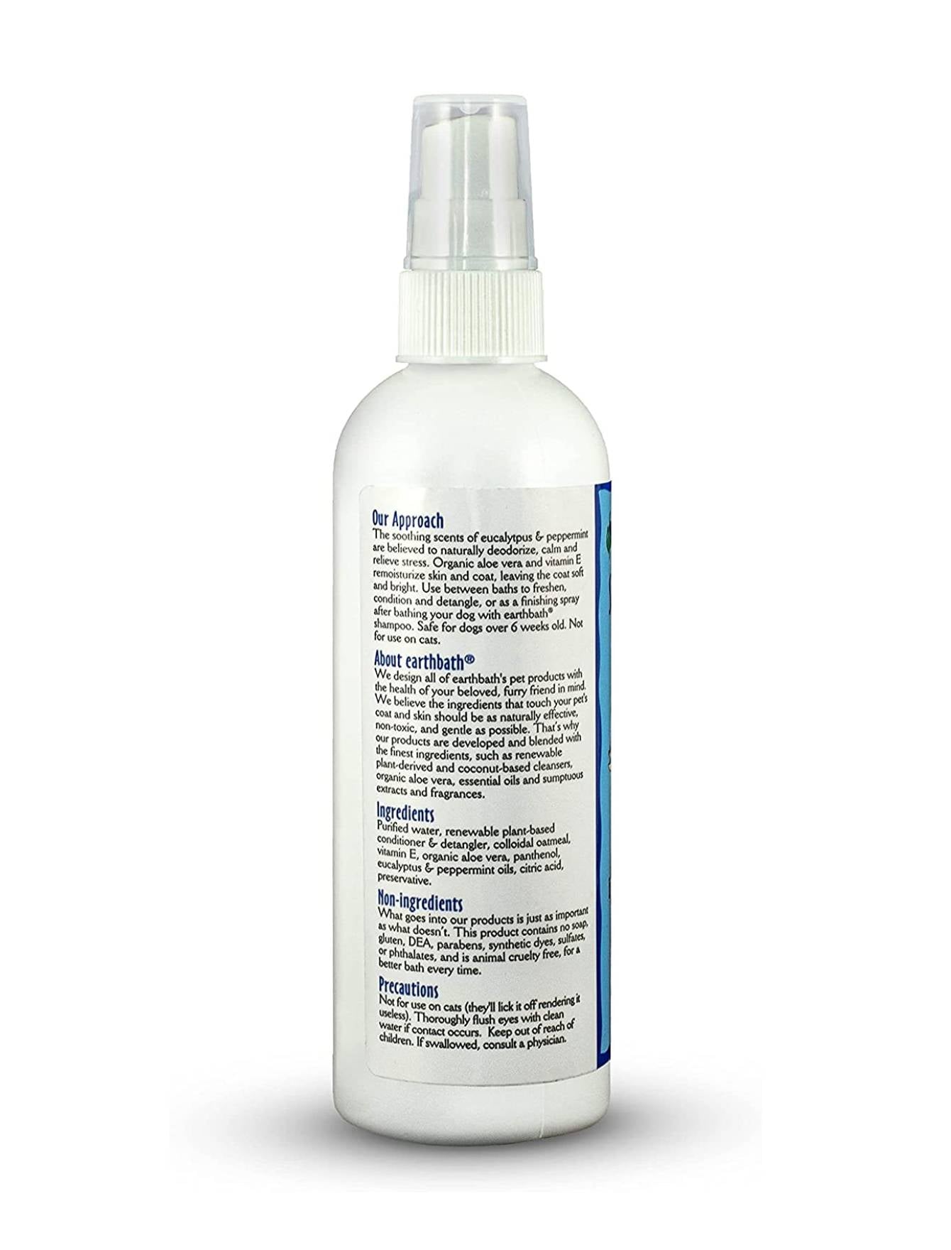 Earthbath Stress Relief Spritz for Dogs - 8oz (236ml) Calming Spray with Lavender & Chamomile - Soothes Anxious Pets During Travel, Grooming & Vet Visits