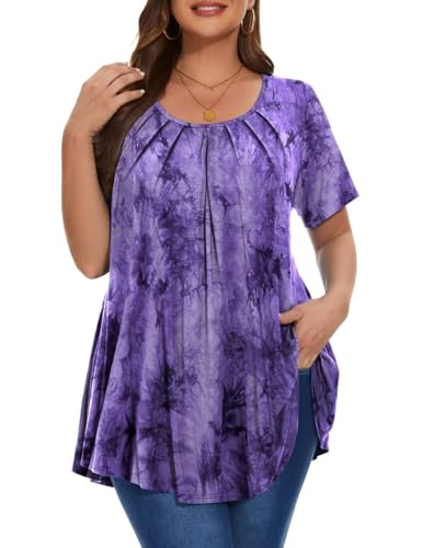 Tie Dye Purple