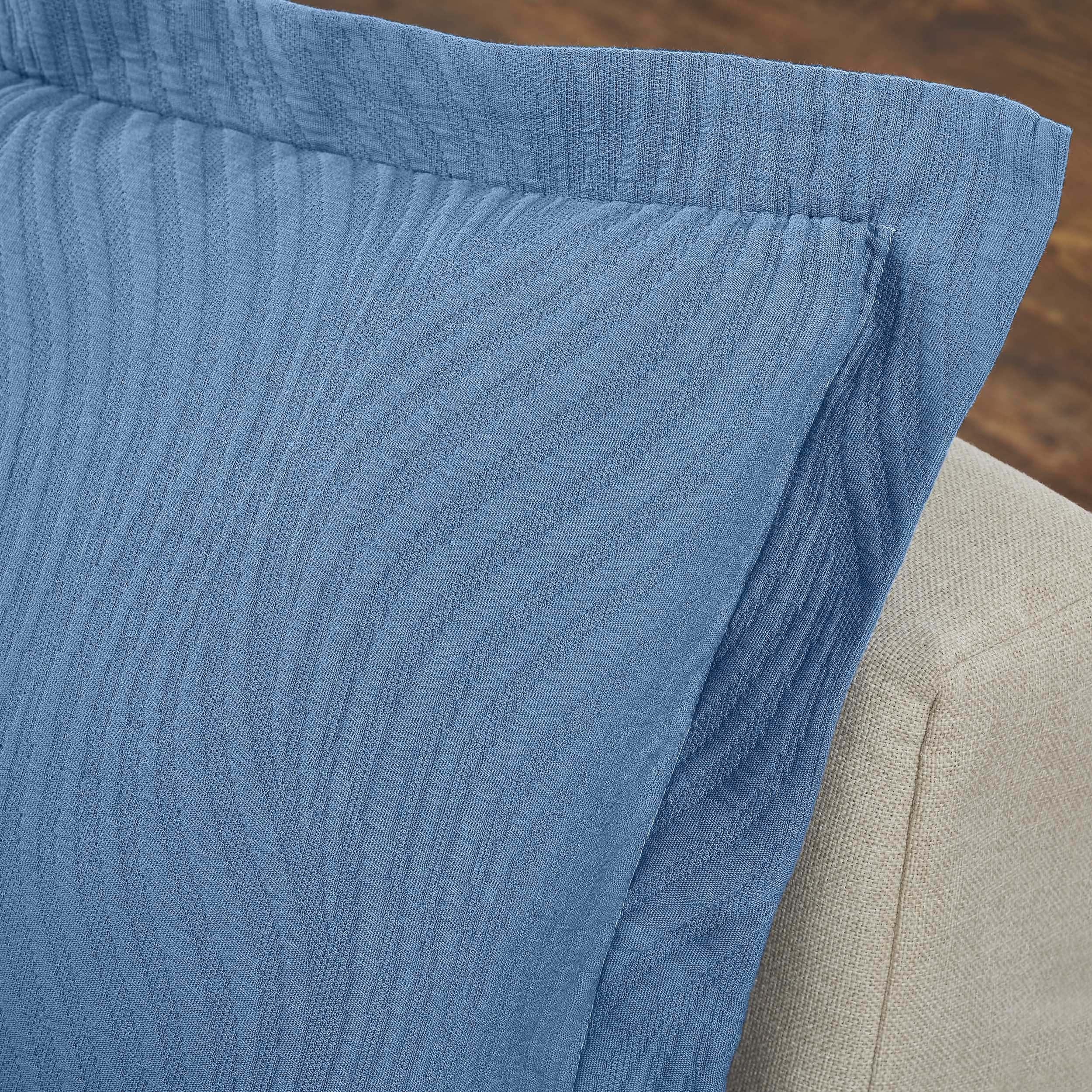 Luxury Cascade Cotton Jacquard Matelassé 3-Piece Bedspread Set - Queen Size Bedding with Elegant Textured Design for Master Bedroom & Guest Room Decor