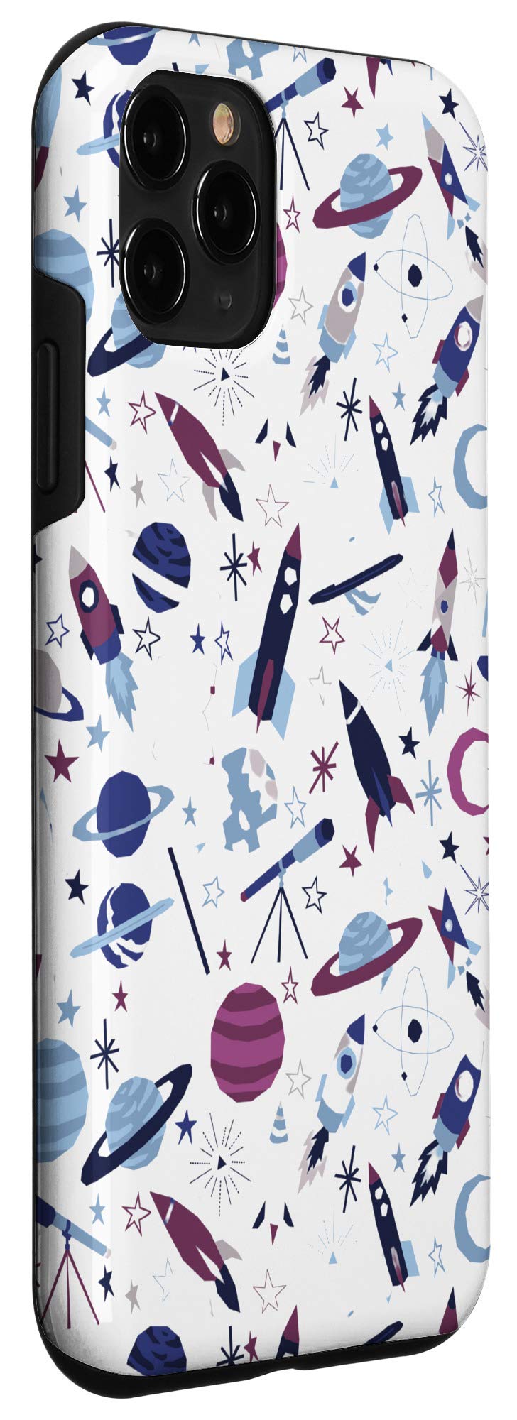 iPhone 11 Pro Case - Space Galaxy Design with Planets, Moon & Stars - Durable Protective Cover for iPhone 11 Pro - Perfect for Astronomy Lovers & Sci-Fi Fans