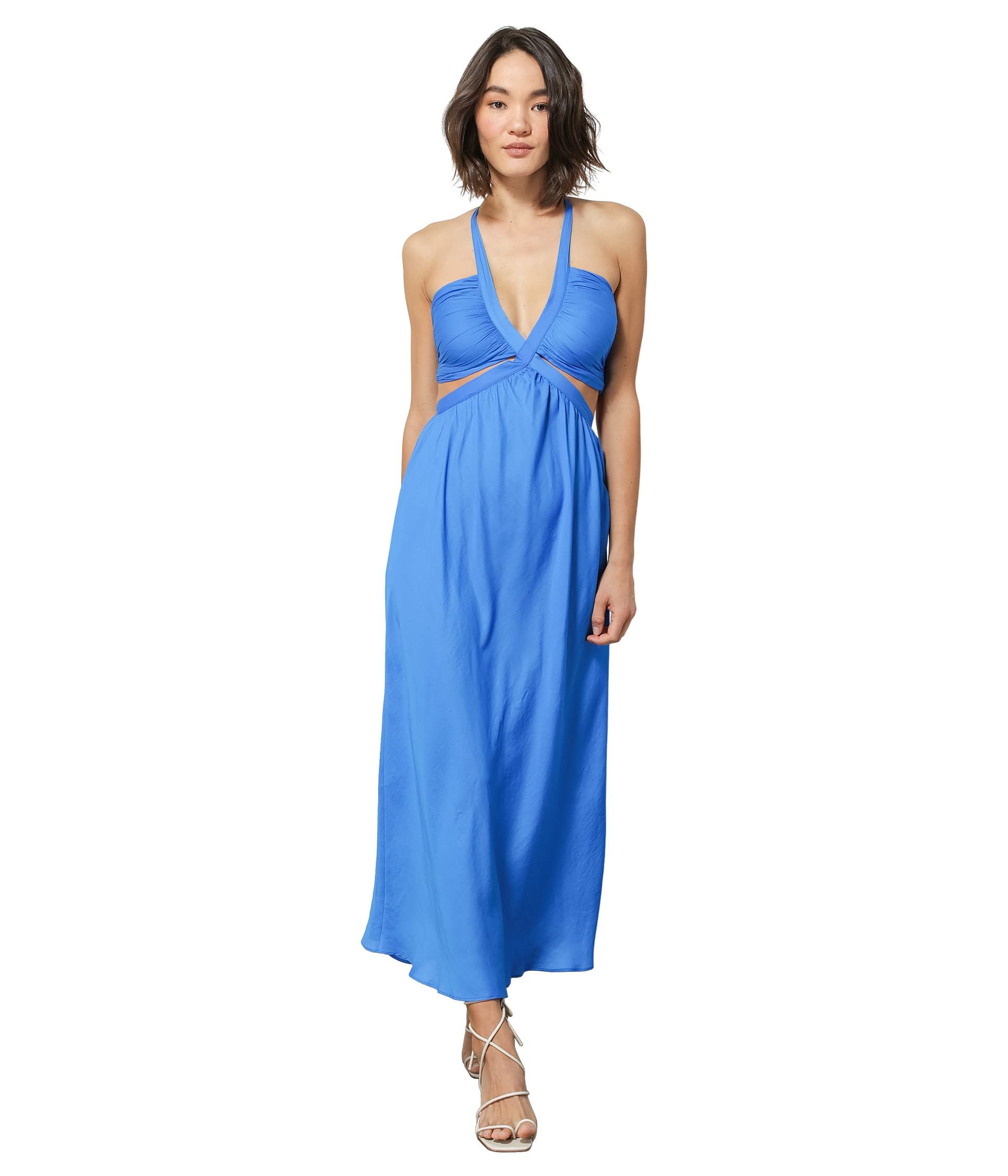 Line and Dot Kara Midi Dress - Floral Print Summer Dress for Women, Casual Party Wear, Perfect for Beach Vacation & Date Night Outfits