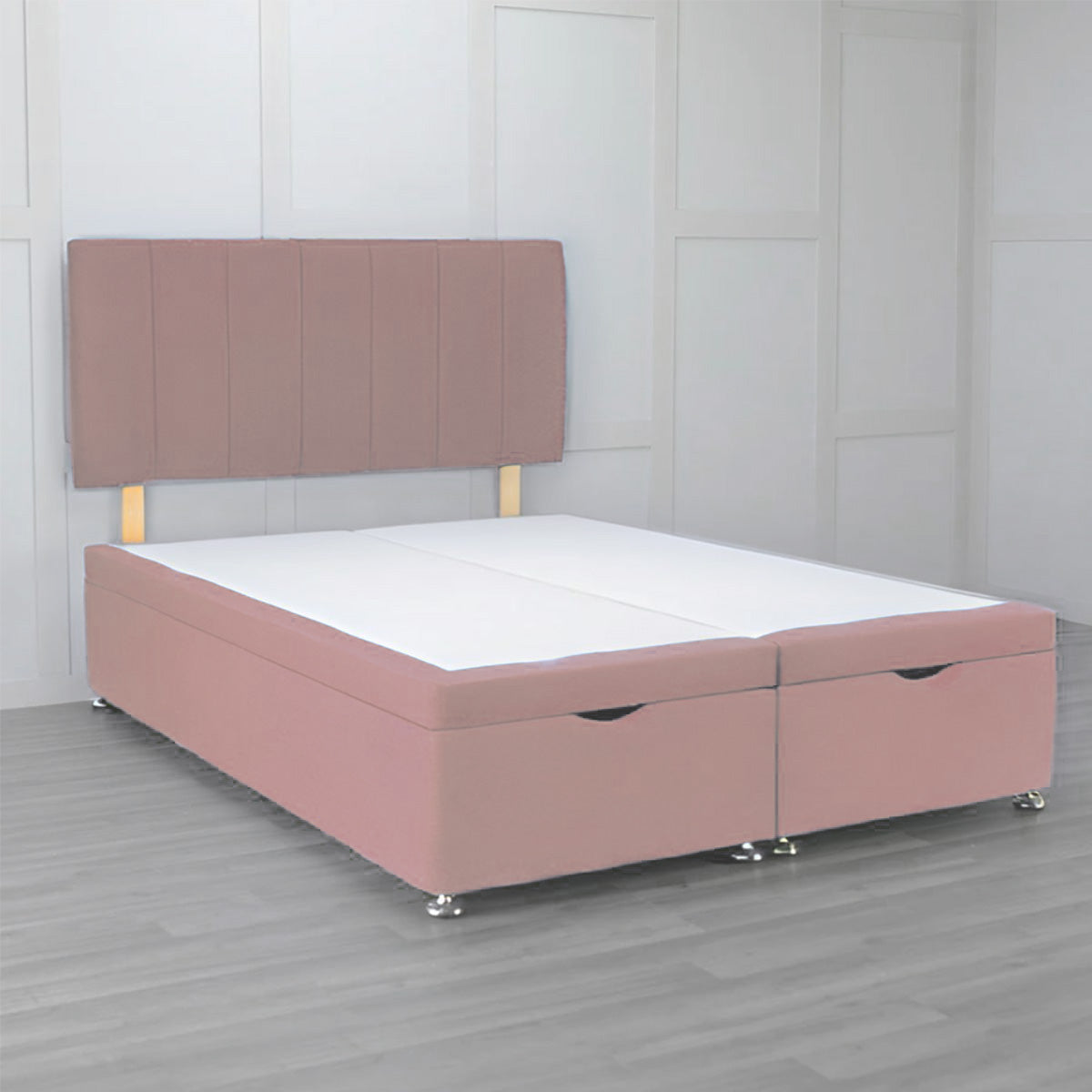 Front Opening Ottoman Bed Base with Storage - Space Saving Bed Frame for Small Rooms & Apartments | Perfect for Extra Storage & Guest Beds