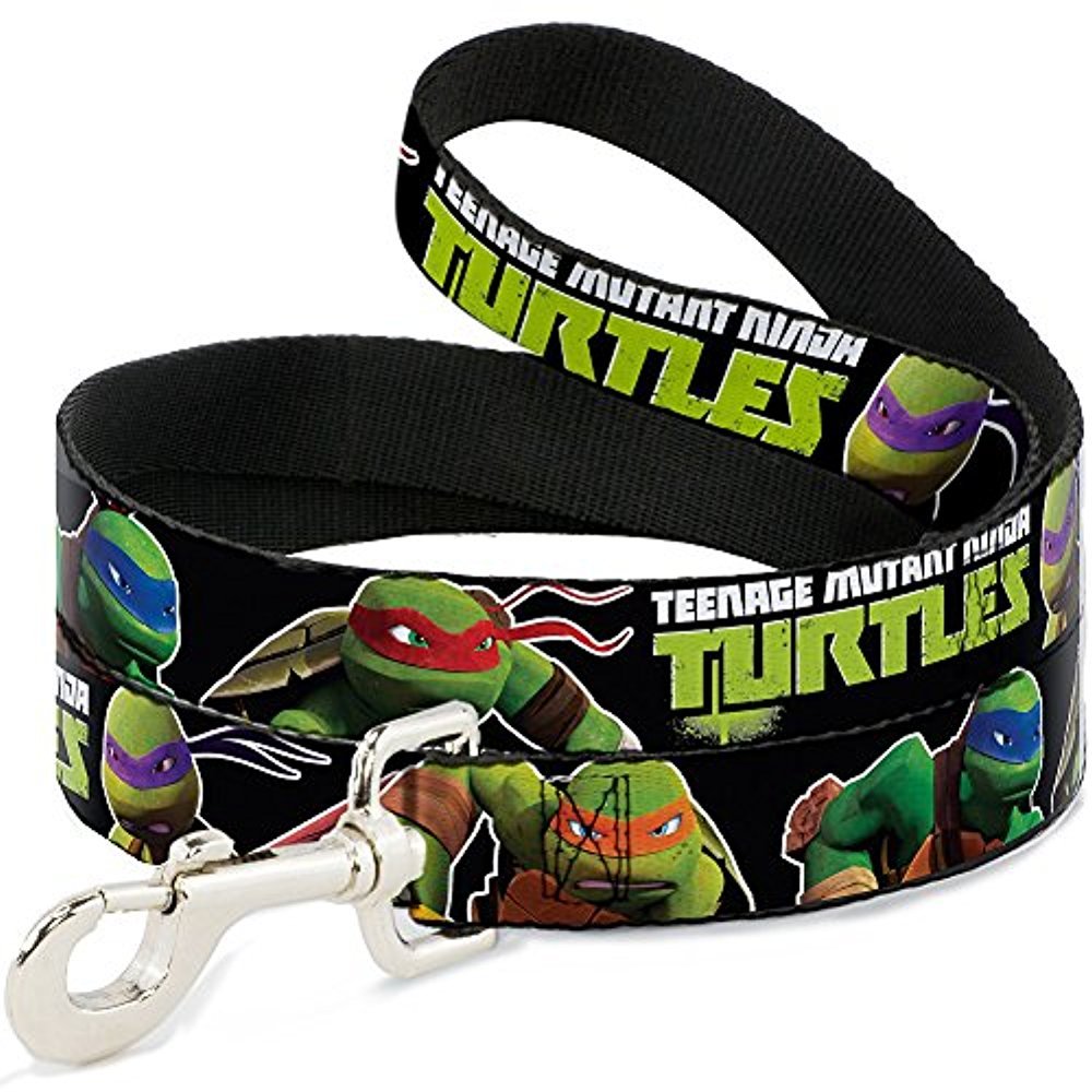 Premium Dog Leash with Ninja Turtle Logo - 6FT Long, 1.5IN Wide, Durable Nylon - Perfect for Walking, Training & Outdoor Adventures