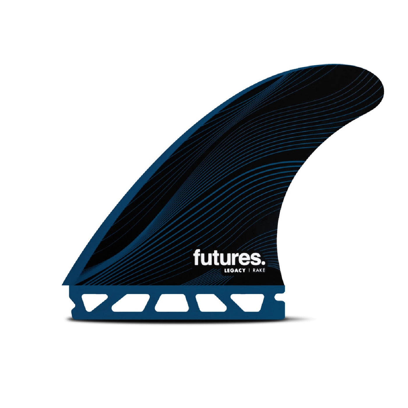 Futures Thruster R8 Legacy Series Surfboard Fin - High Performance Blue Surf Fin for Shortboards & Performance Surfing - Perfect for Waves, Competitions & Daily Surf Sessions
