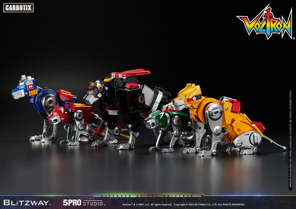 Blitzway Voltron: Defender of the Universe Carbotix Series Collectible Action Figure - Perfect for Display, Anime Fans & Sci-Fi Collectors