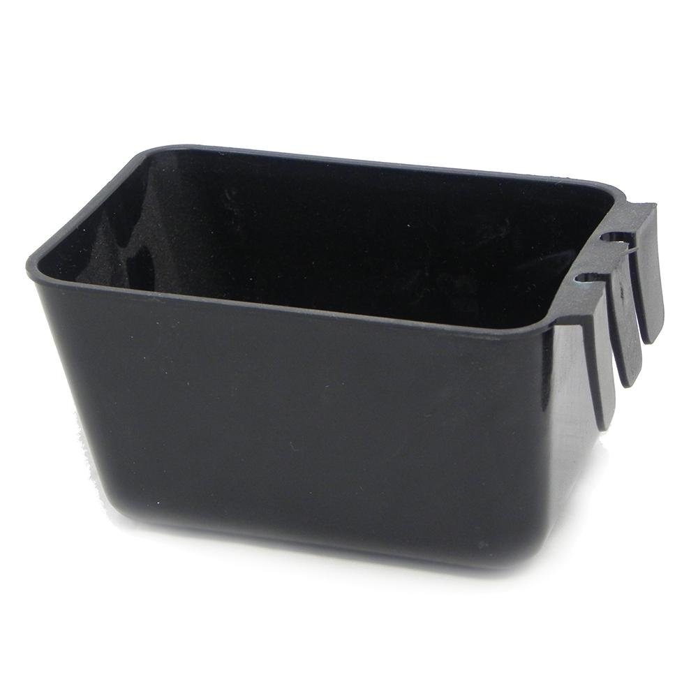 16 Oz Square Coop Cup for Small Animals - Durable Plastic Water & Food Bowl for Rabbits, Guinea Pigs, Hamsters - Perfect for Cages, Hutches & Outdoor Enclosures