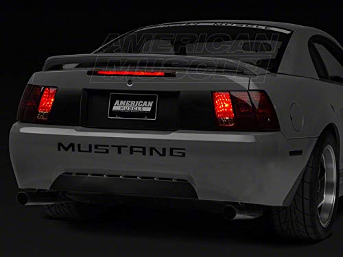 Raxiom Black Housing Smoked Lens Tail Lights & Sequential Tail Light Kit for 1999-2004 Ford Mustang (Excludes 99-01 Cobra) - Upgrade Your Ride for Night Driving & Car Shows