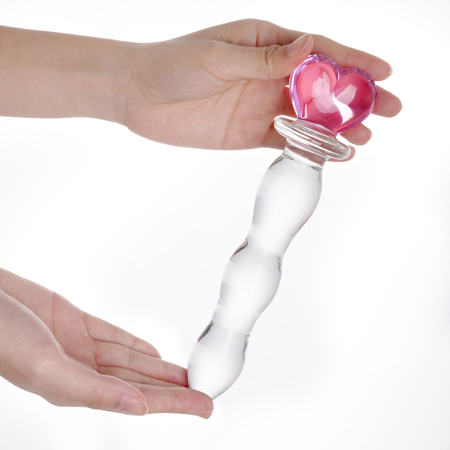 7 Types Crystal Glass Anal Plug Set - Unique Design Adult Sex Toy for G-Spot & Anal Stimulation - Premium SM Pleasure Products for Couples & Solo Play (Style 2)
