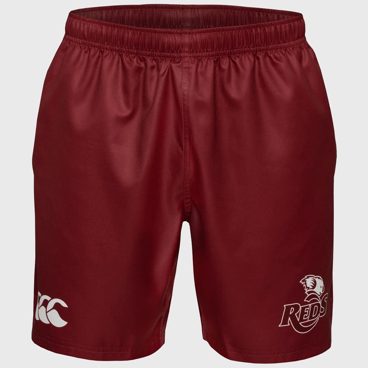 Canterbury Queensland Reds Men's Pasifika Gym Shorts 2025 - Breathable Workout Shorts for Rugby Training & Gym Sessions - Perfect for Sports & Active Lifestyle