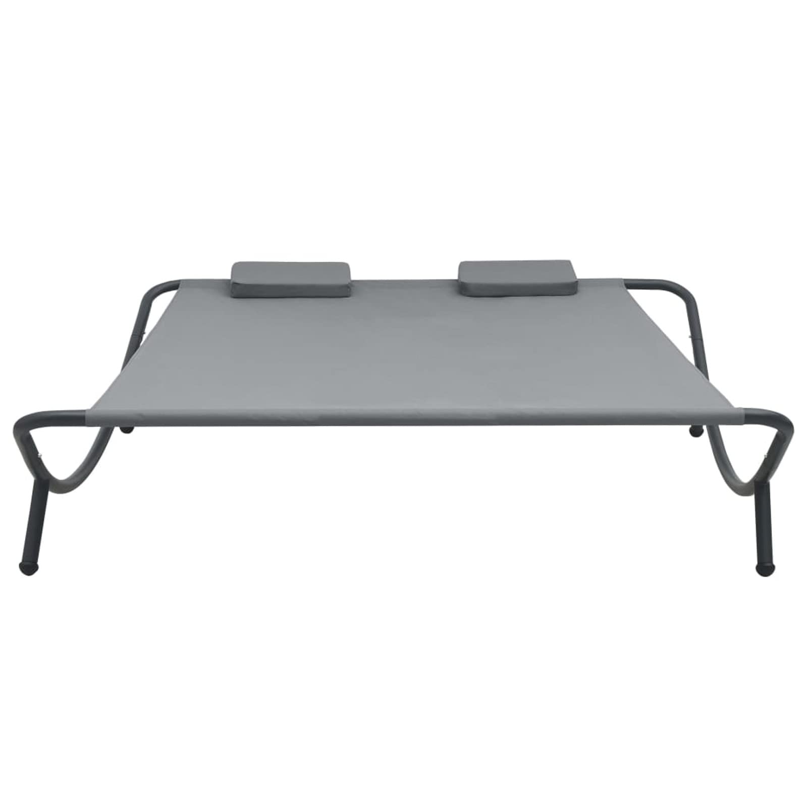 Outdoor Lounge Bed - Chaise Lounge Chair for Tanning, Poolside Relaxation & Sunbathing - Durable Fabric Anthracite - Perfect for Patio, Beach, Garden & Backyard