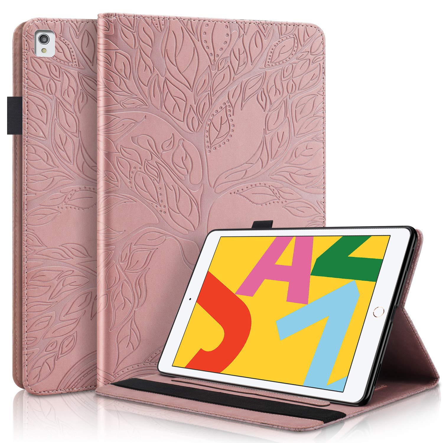 Premium PU Leather iPad Case for 9th/8th/7th Gen 10.2