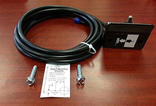 Waltco Liftgate Push Button Switch - Black Automatic Operation for Truck & Trailer Loading/Unloading