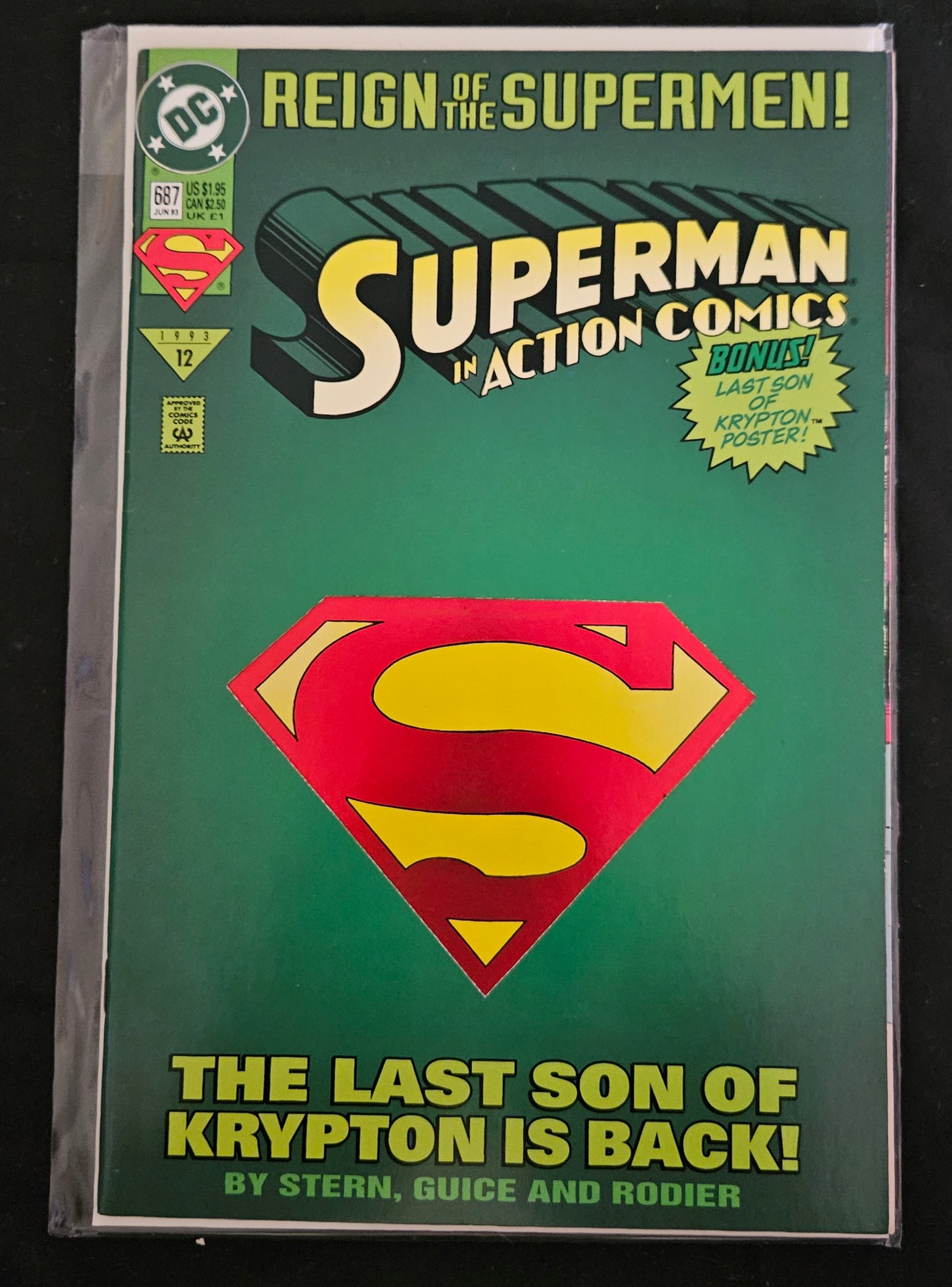 DC Comics Superman #687 (Aug 2003) - Godfall Epilogue - Near Mint Condition - Collectible Comic Book for Fans & Investors - Perfect for Display & Comic Collections