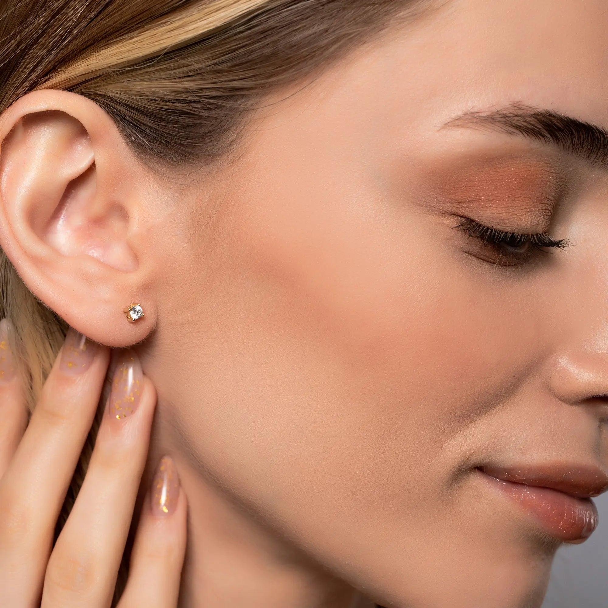British Style Ear Jacket Earrings for Women - Elegant & Trendy Stud Back Earrings for Parties, Weddings & Everyday Wear