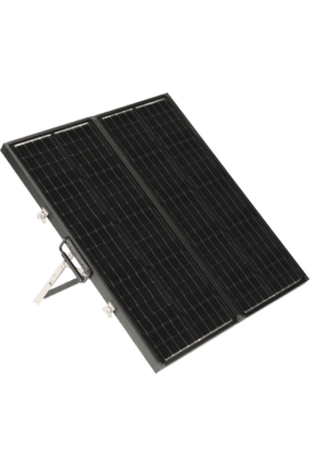 Zamp Solar Legacy Series Black 90W Portable Solar Panel Kit with Charge Controller - Perfect for RV, Camping, Off-Grid Power & Emergency Backup