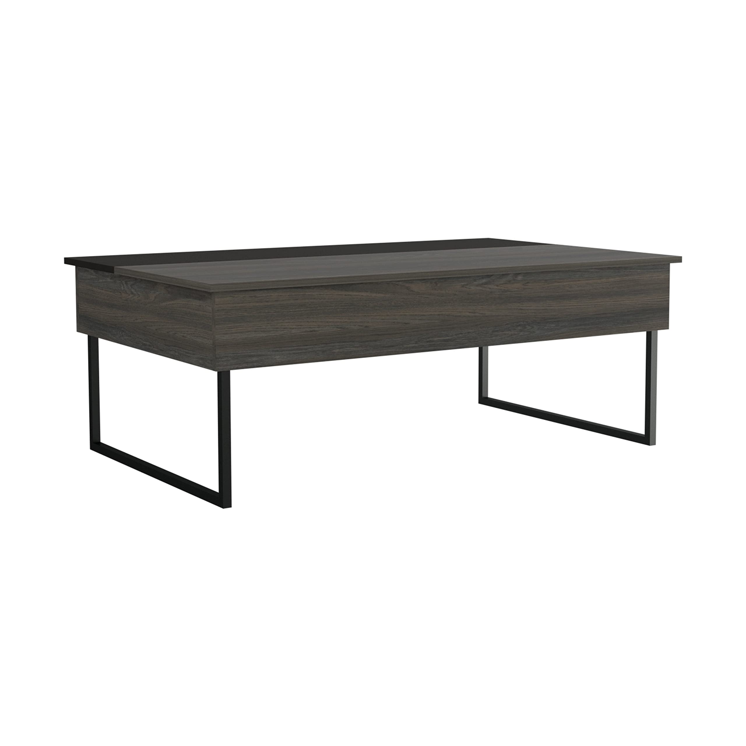Chester Lift Top Coffee Table with Storage - Modern Living Room Furniture for Small Spaces | Perfect for TV Snacks, Remote Control Storage & Home Organization