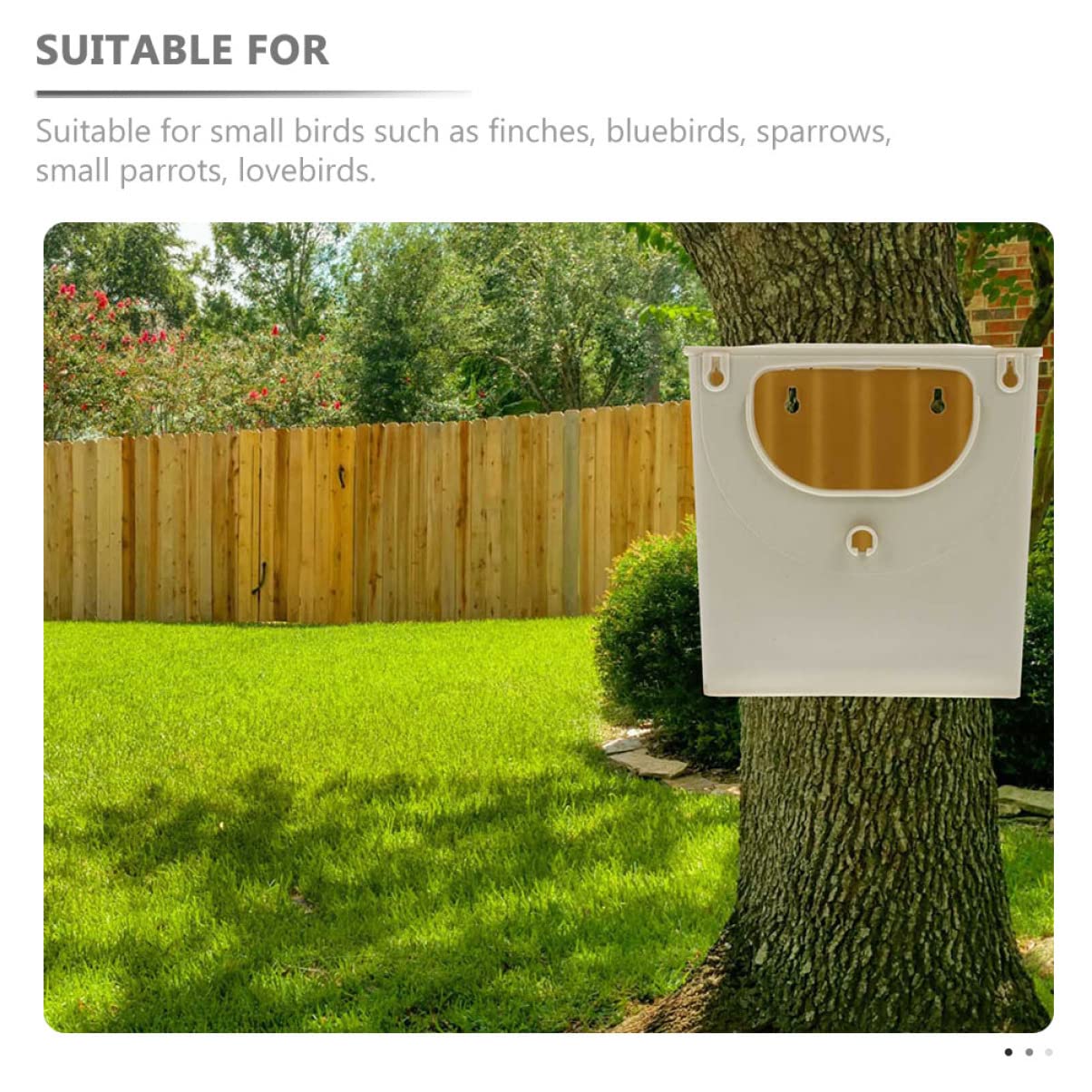 8 Pcs Plastic Bird Breeding Box - Parakeet, Finch, Budgerigar Nesting Box - Hanging Bird House for Mating & Incubation - Perfect for Aviaries, Pet Stores & Bird Lovers