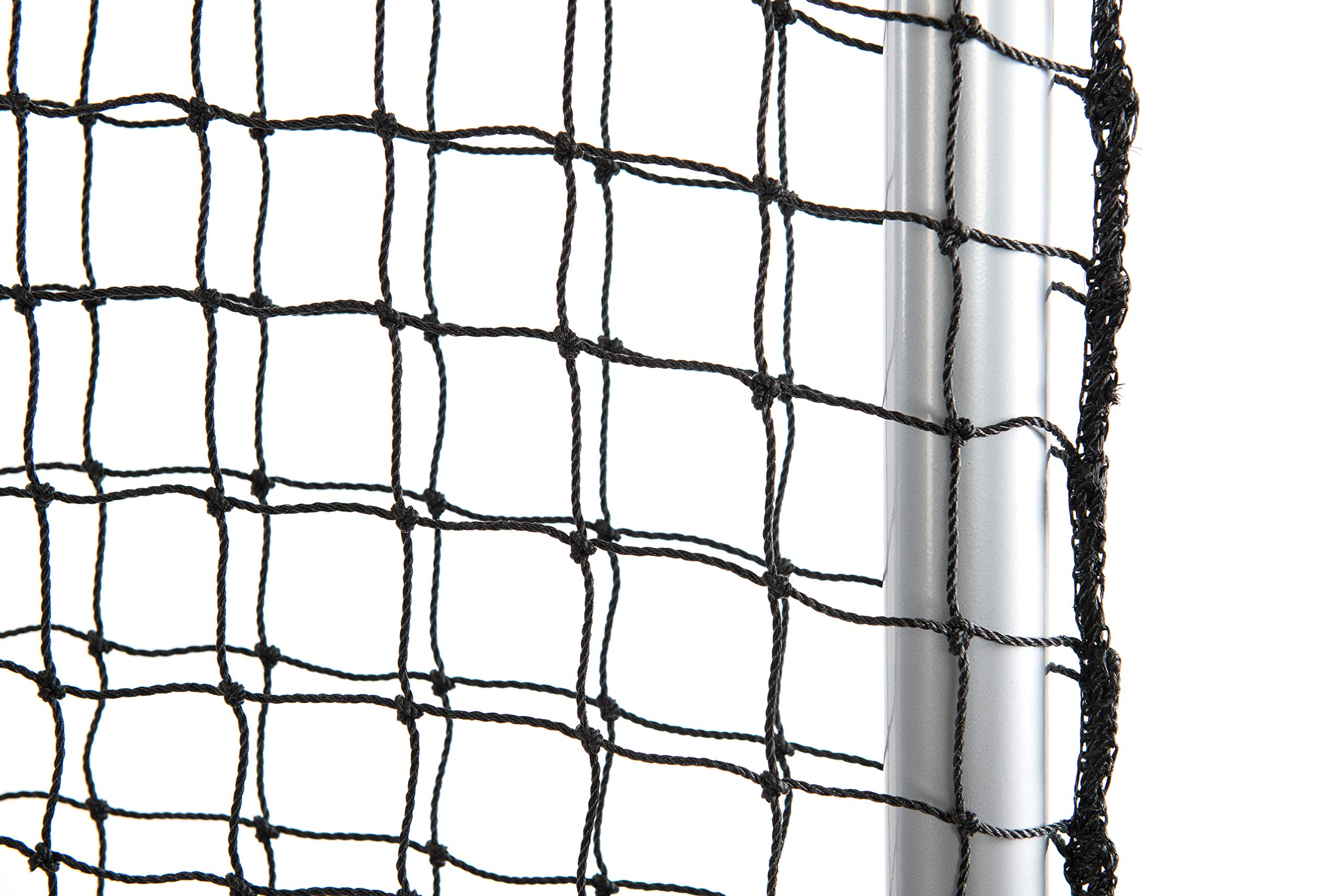 CHAMPRO 10' x 10' Steel Frame Baseball Softball Practice Net - Durable Green PE Backstop for Field Training & Batting Cage | Perfect for Backyard Drills, Team Practices & Pitching Sessions