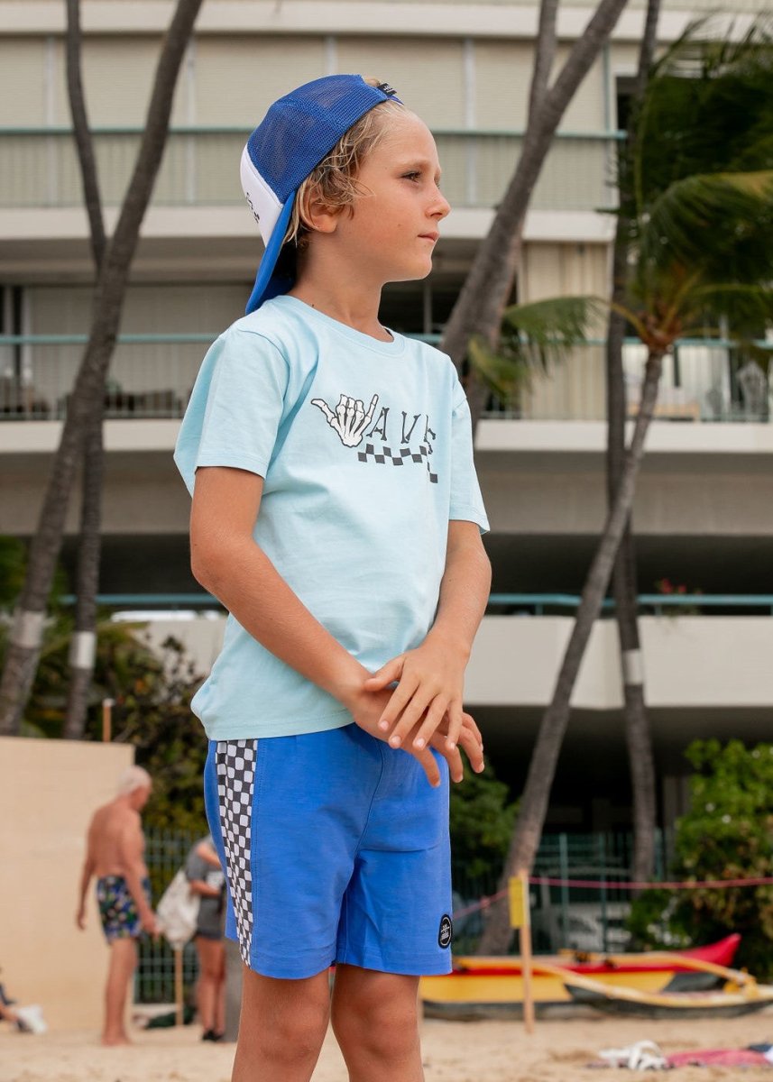 Check Mate Checkered Swim Trunks for Men - Quick Dry, Comfortable Beach Shorts with Pockets - Perfect for Swimming, Surfing, and Summer Vacations
