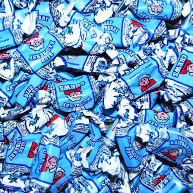 Blue Raspberry Chews Candy - Sour & Sweet Soft Chews - Bulk Pack for Parties, Gifts & Movie Snacks