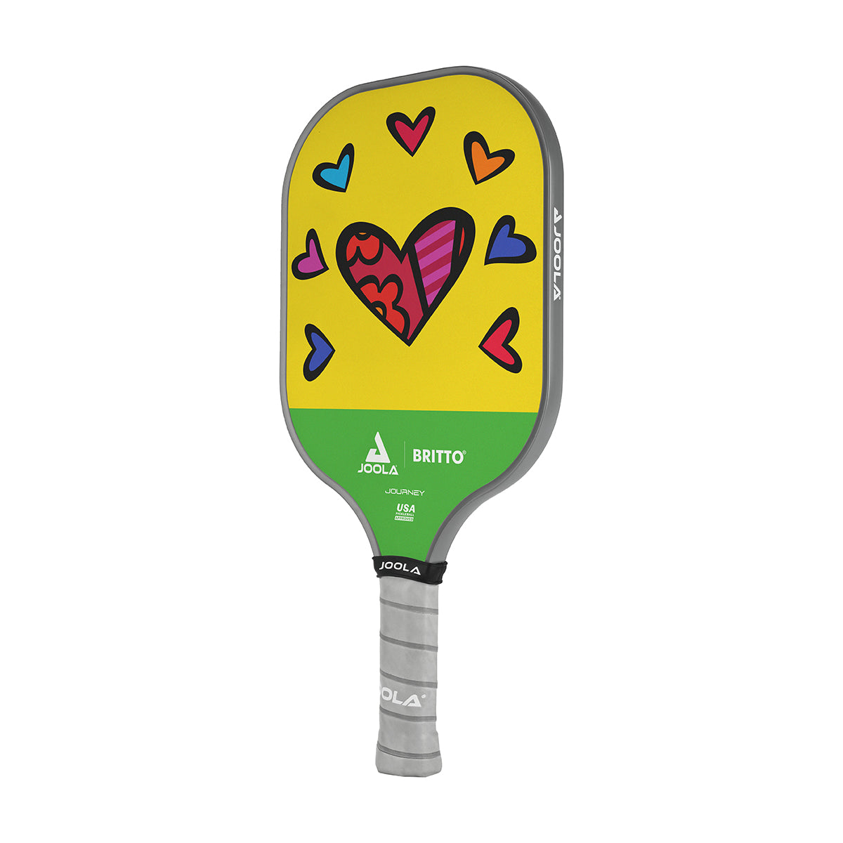 JOOLA BRITTO Pickleball Paddle - Premium Carbon Fiber Surface with Cushion Grip - USA Pickleball Approved - Perfect for Indoor & Outdoor Games, Tournaments & Recreational Play