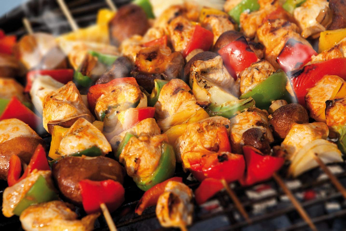 Premium 30cm Bamboo Skewers for Grilling - Pack of 100 | Chef Aid BBQ Skewers for Kebabs, Fruit, Meat & Vegetables | Perfect for Outdoor Cooking, Camping & Party Food
