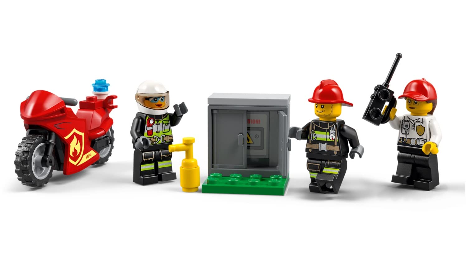 LEGO City Fire Station Starter Set 77943 - Exclusive UK Edition with 3 Minifigures, 239 Pieces for Kids Ages 9+ | Firefighter Toy Playset for Creative Building & Role Play Fun