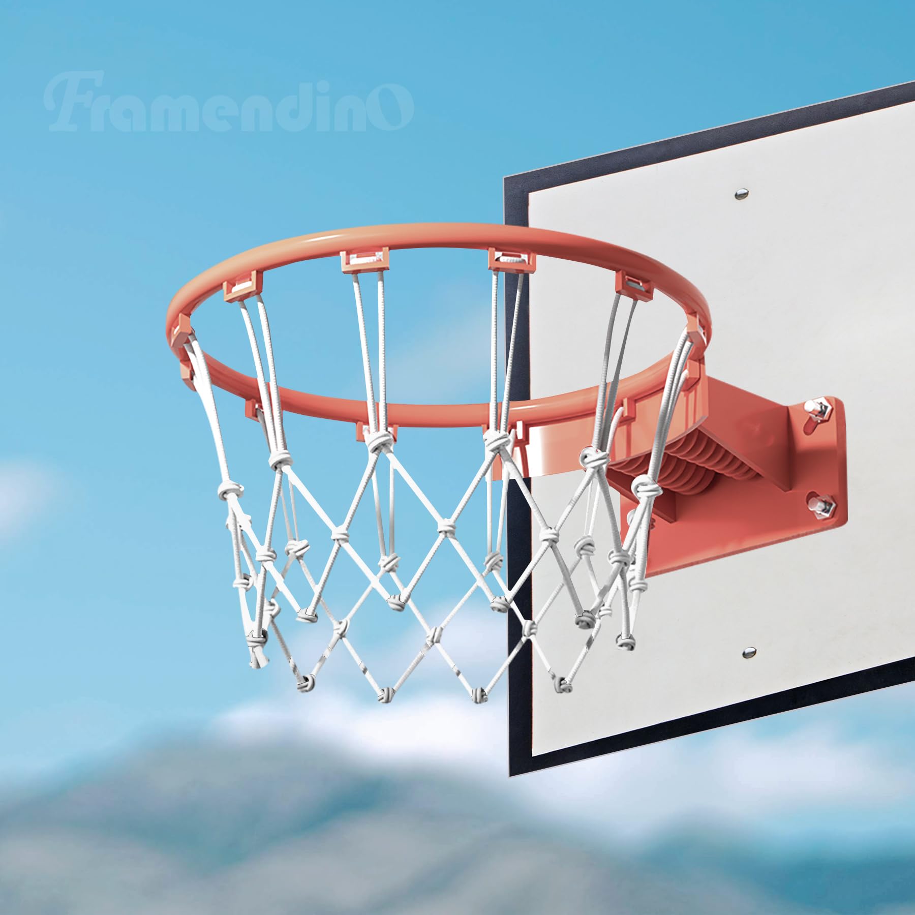 Framendino Mini Basketball Hoop Replacement Net - Durable Indoor & Outdoor Basketball Accessory for Kids & Adults - Perfect for Driveway, Backyard, Gym & Playground