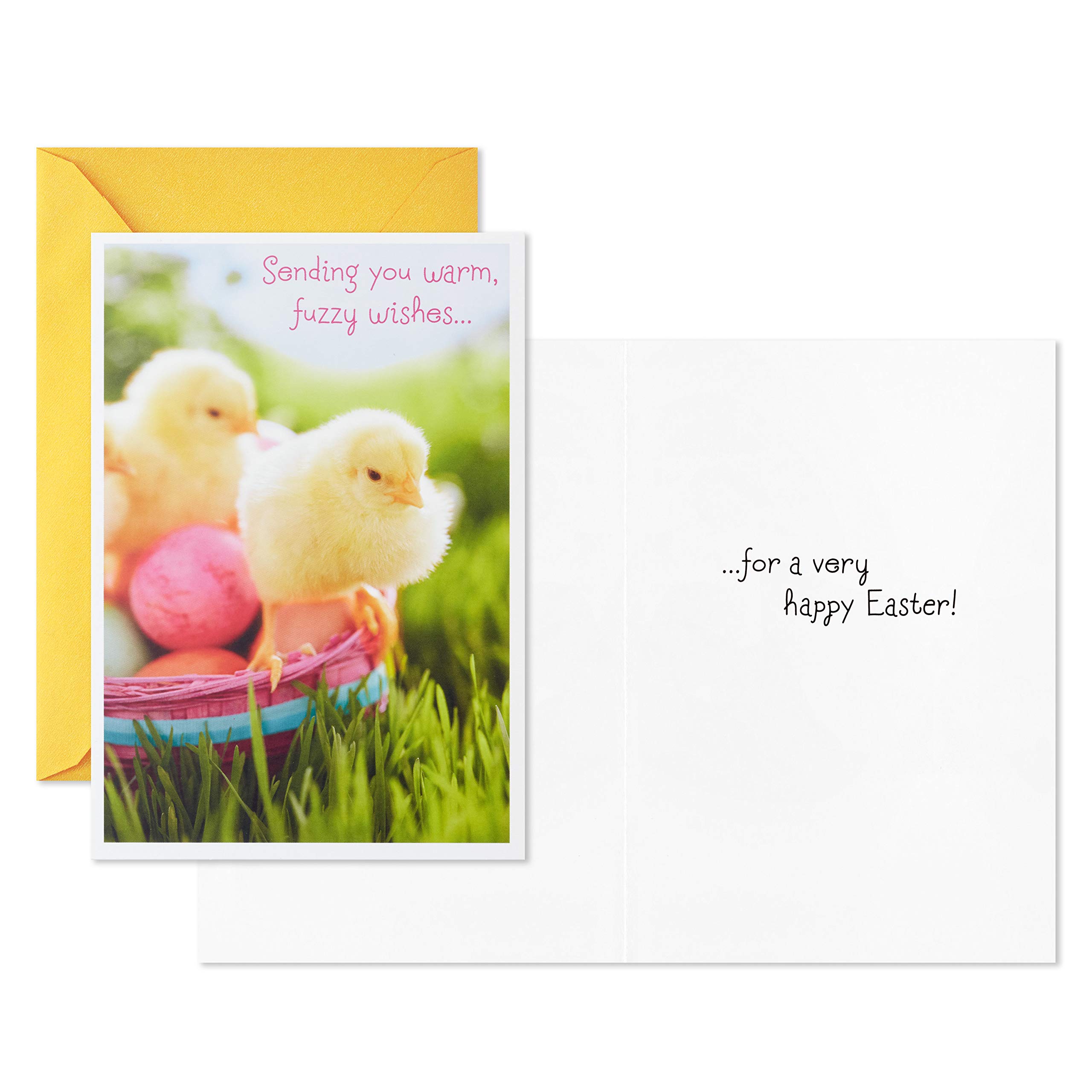 Hallmark Easter Greeting Cards Assortment - 8 Fuzzy Wishes Spring Cards with Envelopes for Easter Celebrations, Family Gatherings & Church Events