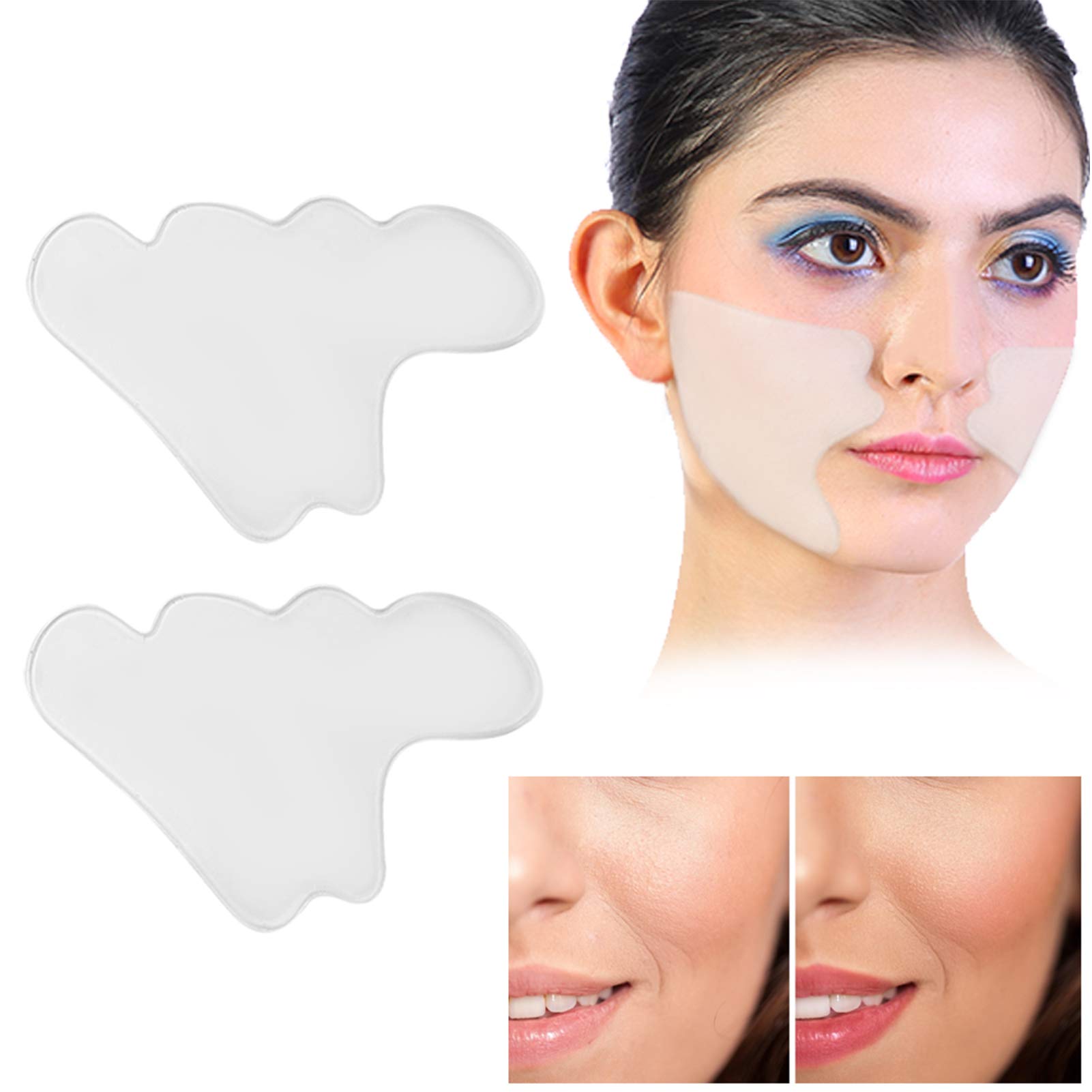 Butterfly Shape Silicone Anti-Wrinkle Face Patch - Reusable Overnight Self-Adhesive Stickers for Chest, Eye & Neck Wrinkles - Reduce Fine Lines, Frown & Smile Lines - Perfect for Nighttime Skincare & Anti-Aging Routine