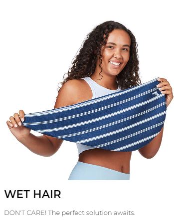 Dock & Bay Quick Dry Hair Towel Wrap - Microfiber Hair Turban for Women & Men - Super Absorbent, Lightweight & Travel-Friendly - Perfect for Post-Shower, Swimming & Gym Workouts
