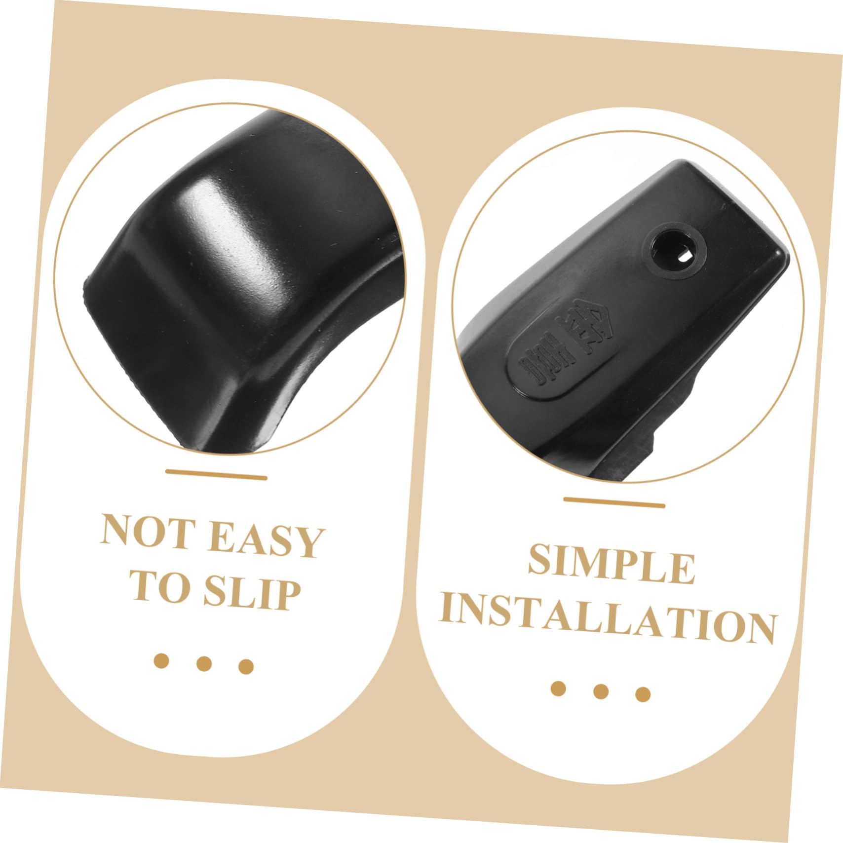 1 Pair Bakelite Pressure Cooker Replacement Handles - Durable Pot & Saucepan Grips for Wok, Steamer & Cookware - Perfect for Kitchen Safety & Easy Cooking