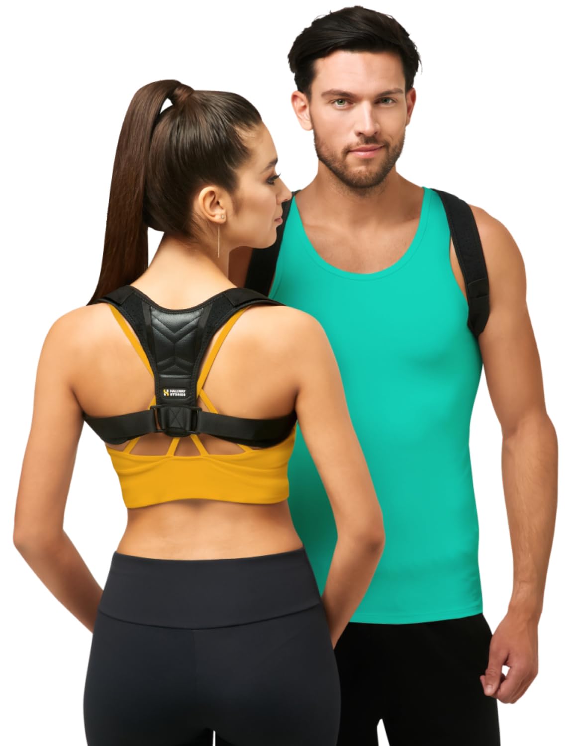 Adjustable Back Brace Posture Corrector for Women & Men (33-42 Inch) - Upper Back Support, Shoulder Straightener - Relieve Neck & Shoulder Pain - Perfect for Office Work, Driving & Daily Activities