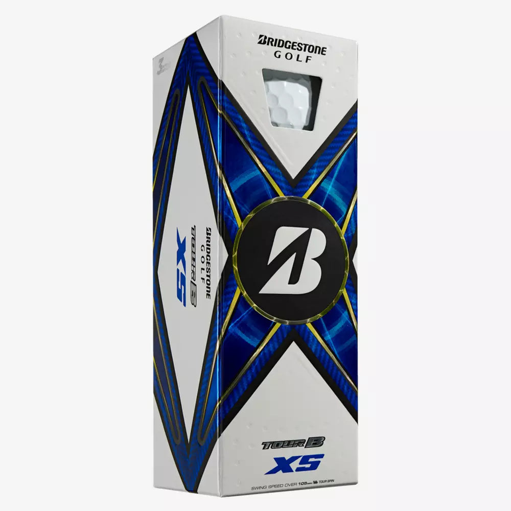 Bridgestone Tour B XS 2024 Premium Golf Balls - High Performance for Low Spin & Distance - Perfect for Tour-Level Players & Competitive Golfers