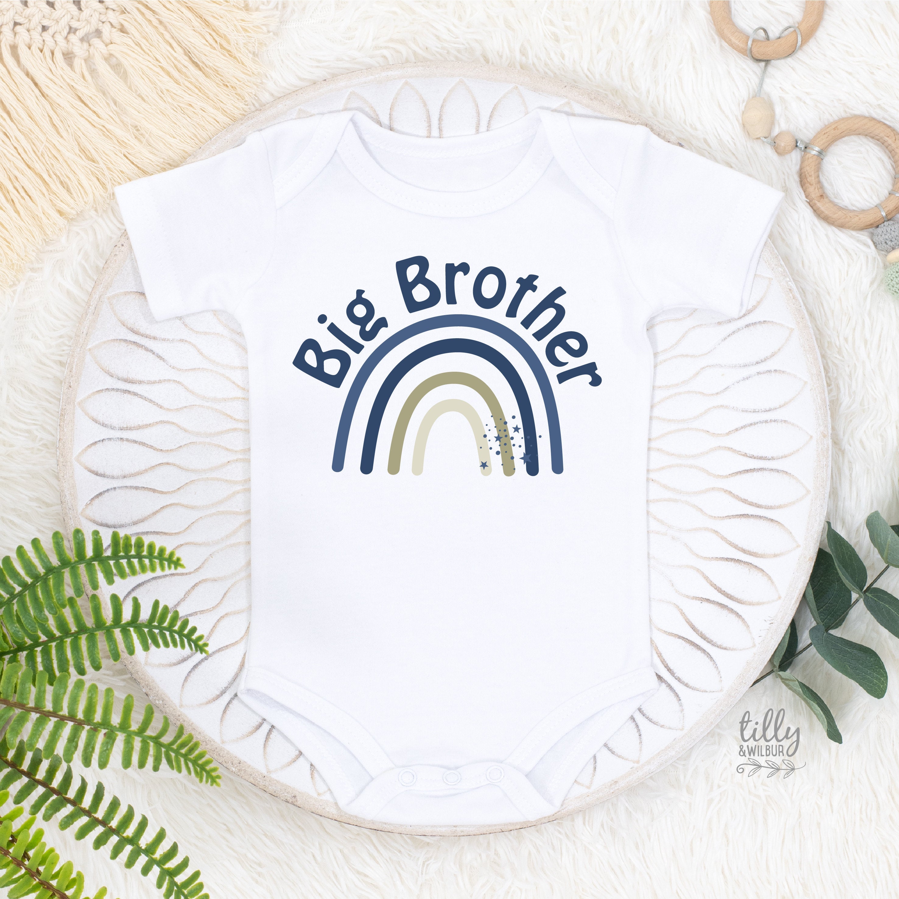 Big Brother Bodysuit - Soft & Comfortable Baby Onesie for Newborns & Toddlers - Perfect for Sibling Matching Outfits & Family Photos