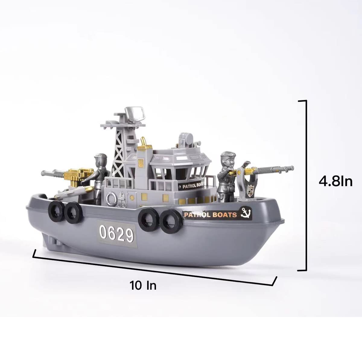 Pool Warship Toy Boat - Kids Bath Toys, Aircraft Carrier Battleship for Bathtub & Pool Play | Fun Water Play Gift for Boys & Girls | Perfect for Indoor & Outdoor Water Games
