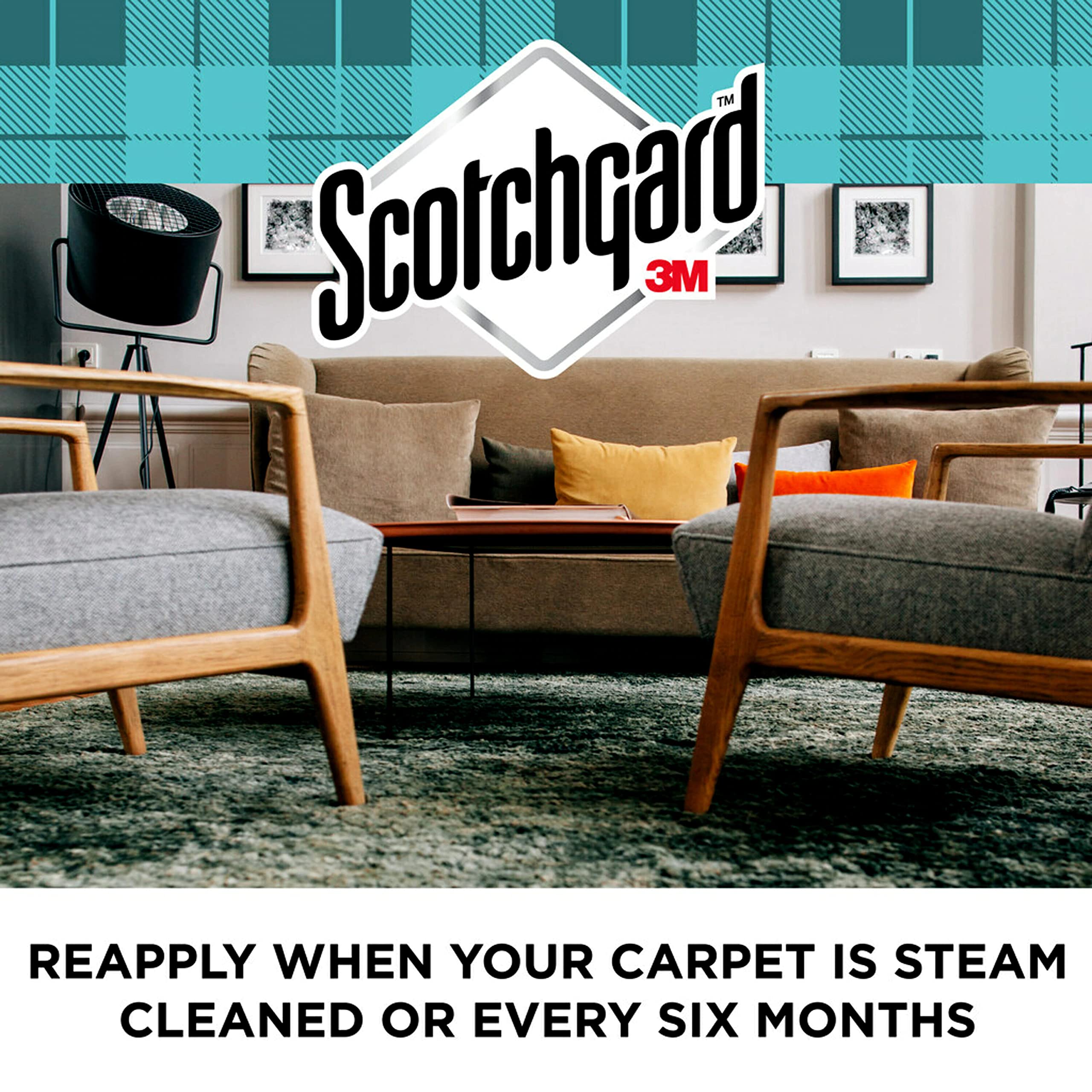 Scotchgard Rug & Carpet Cleaner Spray - 2 Pack (16.5 oz Each) | Fabric Stain Protector & Easy Cleanup Solution | Ideal for Pets, Kids & High-Traffic Areas