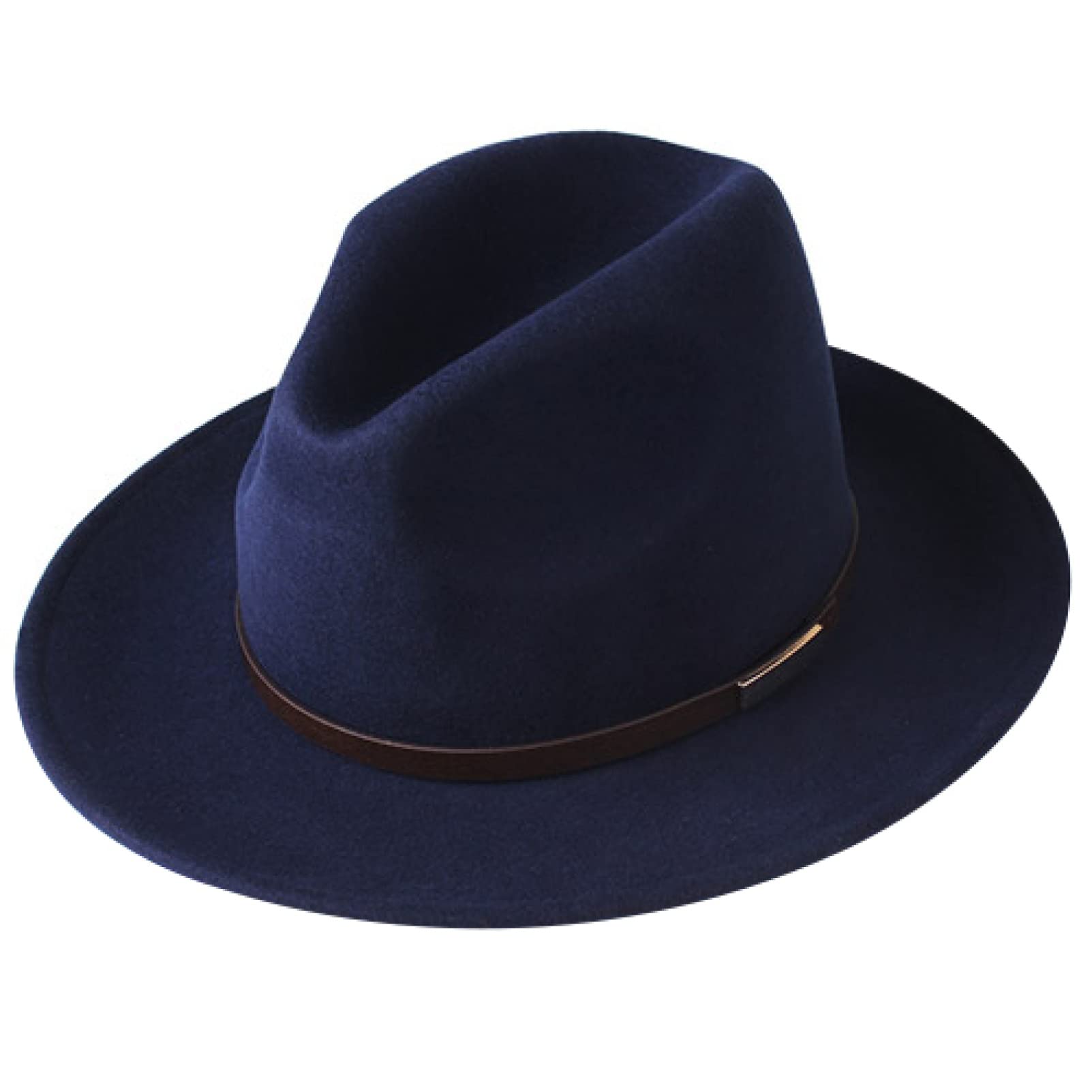 Stylish Wool Fedora Hat for Women & Men - Wide Brim Jazz Felt Hat Vintage Bucket Panama Cap - Perfect for Outdoor Events, Concerts, and Fashion Outfits