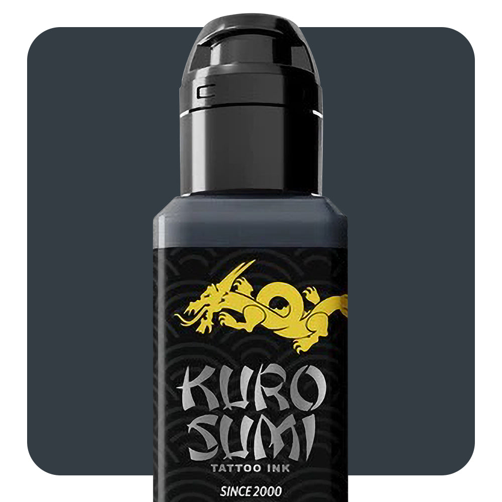 Kuro Sumi Limestone Grey Tattoo Ink - Professional High-Quality Tattoo Ink for Artists - Perfect for Realism, Shading, and Japanese Tattoo Styles