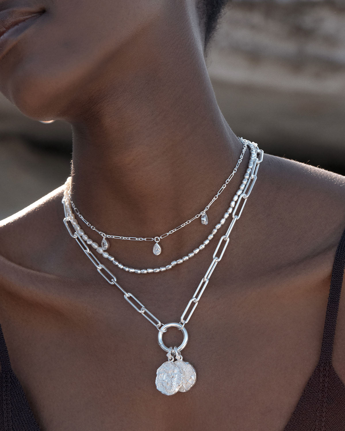 18K Sterling Silver 